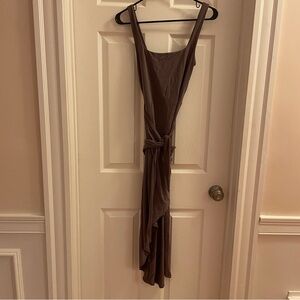 Wilfred Chocolate High Low Dress